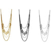 2022 Selling Bohemian Style Nightclub Item Jewelry Alloy Leaf Multilayer Sweater Chain for Women