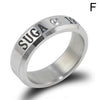 2020  Jimin  Jewelry Ring Men Titanium Steel Letters Rings For Women Ring Titanium Steel Crystals Ornaments Gift