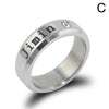 2020  Jimin  Jewelry Ring Men Titanium Steel Letters Rings For Women Ring Titanium Steel Crystals Ornaments Gift