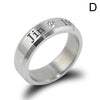2020  Jimin  Jewelry Ring Men Titanium Steel Letters Rings For Women Ring Titanium Steel Crystals Ornaments Gift