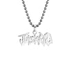 2022 Juice WRLD Pendant Necklace Beads Stainless Steel Necklace For Women Man Fans Gift Collares Mujer Gargantilha Collier Femme