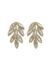 2022 Korea Jewelry Shiny Handmade Zircon Earrings  Leaf Party Party Earrings for women