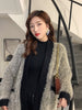 2022 Korea Jewelry Shiny Handmade Zircon Earrings  Leaf Party Party Earrings for women
