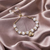 2022 Korea Selling Jewelry High-end Natural Opal Beads Beaded Copper Inlaid Zircon Shell Pearl Female Bracelet