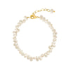 2022 Korea Selling Jewelry Simple White Natural Freshwater Pearl Bracelet Women's Daily Wild Bracelet