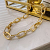 2022 Korea Design Jewelry Simple Chain Exaggerated chokers Necklace Sexy Girl Prom Party Clavicle Necklace