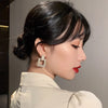 2022 Korean Design Jewelry Vintage Full Pearl Several Elegant Female Earrings
