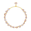 2022 Korean design jewelry  natural baroque freshwater pearl beads adjustable elegant female bracelet