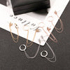 2022 Long Multi-Layer Chain Tassel Pendant Earrings With Double Ear Piercing CZ Zircon Butterfly Female Earring Party Jewelry