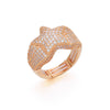 2022  3D Star Rings Full Cubic Zirconia Ring Jewelry For Men And Women Gold Silver Color Ring Jewelry Accessories