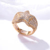 2022  3D Star Rings Full Cubic Zirconia Ring Jewelry For Men And Women Gold Silver Color Ring Jewelry Accessories