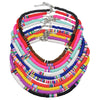 2021 Multi Layer Choker Silicone Ceramic Necklace Boho Bohemian Rubber Necklace Beach Ethnic Girl DIY Handmade Jewelry  ожерелье