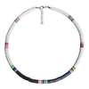 2021 Multi Layer Choker Silicone Ceramic Necklace Boho Bohemian Rubber Necklace Beach Ethnic Girl DIY Handmade Jewelry  ожерелье
