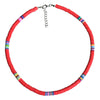 2021 Multi Layer Choker Silicone Ceramic Necklace Boho Bohemian Rubber Necklace Beach Ethnic Girl DIY Handmade Jewelry  ожерелье