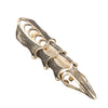 2020   Cool Men Boys Punk Gothic Rock Scroll Joint Armor Knuckle Metal Full Finger Rings Gold Cospaly DIY Rings