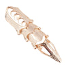 2020   Cool Men Boys Punk Gothic Rock Scroll Joint Armor Knuckle Metal Full Finger Rings Gold Cospaly DIY Rings