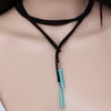 2021   Choker Necklace Charm Long rope collar Black color Leather velvet strip chocker Jewelry for women collier femme