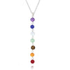 2021  7 Chakra Gem Natural Stone Beads Pendant Necklace Women Yoga Reiki Healing Balancing Chakra Necklaces Jewelry Gifts