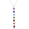 2021  7 Chakra Gem Natural Stone Beads Pendant Necklace Women Yoga Reiki Healing Balancing Chakra Necklaces Jewelry Gifts