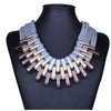 2021 Acrylic Punk Vintage Necklaces &Pendants Women Statement Necklace Gradient Drops Choker Maxi Colar Feminino