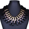2021 Acrylic Punk Vintage Necklaces &Pendants Women Statement Necklace Gradient Drops Choker Maxi Colar Feminino
