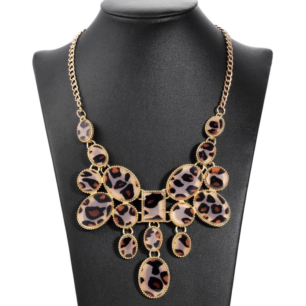 2021 Acrylic Punk Vintage Necklaces &Pendants Women Statement Necklace Gradient Drops Choker Maxi Colar Feminino