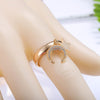 2022  CZ Cubic Zircon Ring Moon&amp;Star Open Rings for Women Girls Wedding Engagement Party Female Finger Ring
