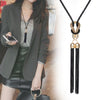 2021  Female Pendant Necklace Tassel Long Winter Sweater Chain Necklace Women Necklaces  Sales