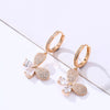 2022 CZ Zircon Butterfly Drop Earrings for Women Shinny Insect Charm Earring Trendy Jewelry Engagement Accessories