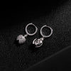 2022 CZ Zircon Cute Beetle Dorp Eearrings For Woman Rose Gold Silvery Earrings Female Girl Gift Jewelry
