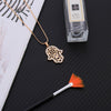 2022 CZ Zircon Hand Hamsa Pendant Necklace Gold Silver Color Hollow Clavicle Choker Necklace For Woman Jewelry Party Gifts