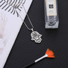 2022 CZ Zircon Hand Hamsa Pendant Necklace Gold Silver Color Hollow Clavicle Choker Necklace For Woman Jewelry Party Gifts