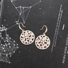 2022 Design Irregular Oval Flower Drop Earring For Woman Gold Color Clear White Crystal Round Elegant Earring Women Jewelry