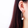2022 Design Vintage Pearl Hoop Earings For Woman Gold Silvery Big Circle Earring For Girl Jewelry Gift