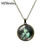 2022 Antique Plated Necklace Kakegurui Anime Glass Cabochon Pendants Necklace Jewelry