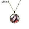2022 Antique Plated Necklace Kakegurui Anime Glass Cabochon Pendants Necklace Jewelry