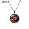 2022 Antique Plated Necklace Kakegurui Anime Glass Cabochon Pendants Necklace Jewelry