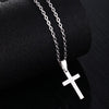2021 Hip Hop Classic Cross  With Gold Stainless Steel Chain Pendant Necklace Jewelry Gift For Men Women