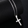 2021 Hip Hop Classic Cross  With Gold Stainless Steel Chain Pendant Necklace Jewelry Gift For Men Women