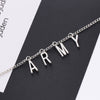 2021 Korean Show Your Love Trendy Jimin ARMY Letter Choker Necklaces for Women Girls BFF Jewelry Collana Donna