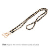 2022 Long 120cm Metal Purse Chain Strap Handle Replacement Metal with PU Leather Bag Chain Strap  For Handbag Shoulder Bag