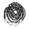 2022 Long 120cm Metal Purse Chain Strap Handle Replacement Metal with PU Leather Bag Chain Strap  For Handbag Shoulder Bag