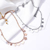 2022 Love Heart Pendant Stainless Steel Necklaces For Woman Rose Gold Color Choker Necklace Wedding Statement Jewelry Gifts