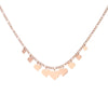 2022 Love Heart Pendant Stainless Steel Necklaces For Woman Rose Gold Color Choker Necklace Wedding Statement Jewelry Gifts