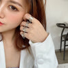 2020  Punk Style Chain Link Multiple Finger Open Rings for Women Party Concert Ceremony  Jewelry Gift