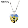 2021  Shrek Pendant Necklace Glass Cabochon Po Jewelry Heart Pendants Handmade Items