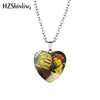 2021  Shrek Pendant Necklace Glass Cabochon Po Jewelry Heart Pendants Handmade Items