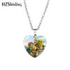 2021  Shrek Pendant Necklace Glass Cabochon Po Jewelry Heart Pendants Handmade Items