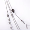 2022 Stainless Steel Necklace For Women Silvery Chain Leaf-Shaped Pendant Multi Layered Female Necklaces Accessories Jewelry