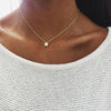 2021  Trend Star Heart Necklace for Women Choker Gold Chain Necklace Coin Pendant On Neck Charms Jewelry Christmas Gift